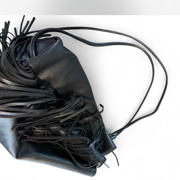 Victoria's Secret Black Backpack with Fringe - Picture 8 of 8